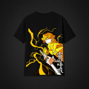 ZENITSU AGATSUMA THUNDER BREATHING – OVERSIZE FIT T-SHIRT